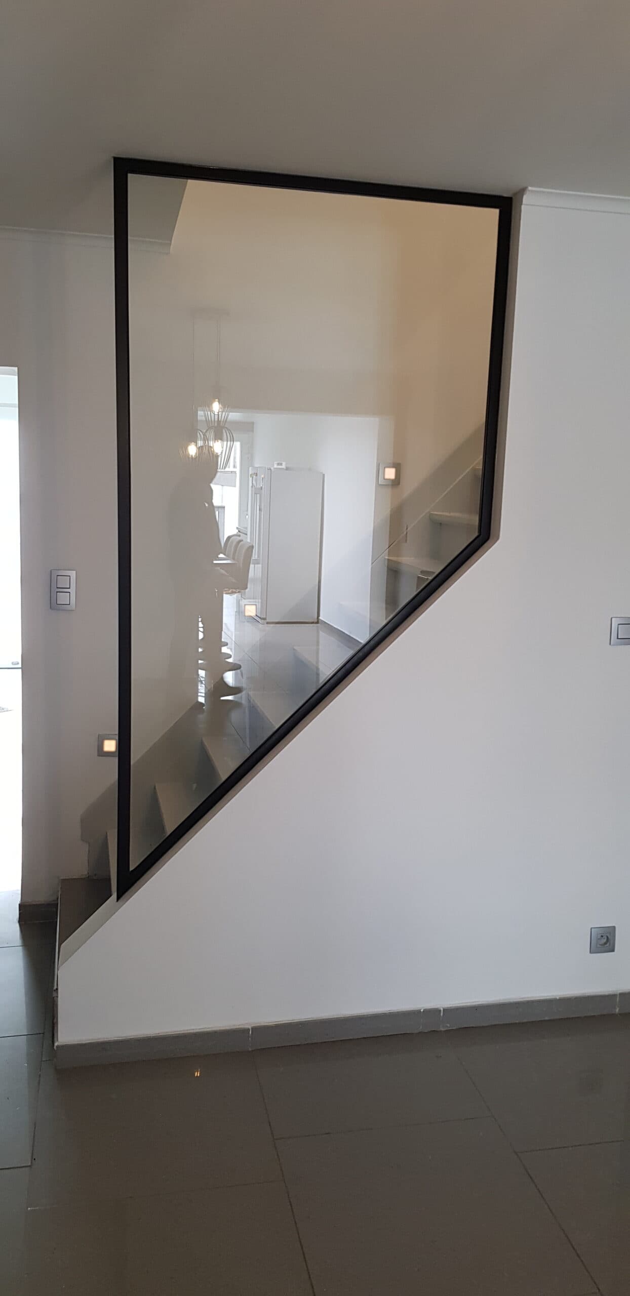 Ensemble de panneaux en verre sur mesure