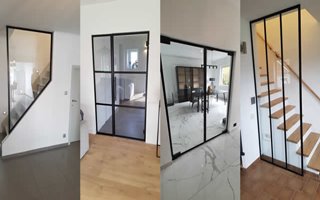 Nouveau Style Vitrerie - Style Atelier | Vitrage - Cloison vitrée - Verrières - Parois en verre - Porte en Verre